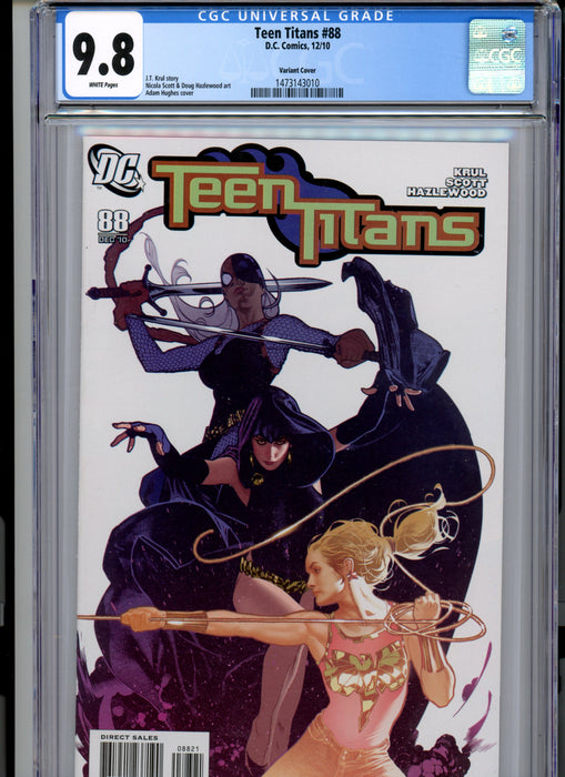 CGC 9.8 Teen Titans #88 Adam Hughes Variant Cover