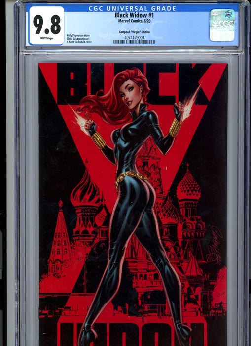 CGC 9.8 Black Widow #1 Campbell Virgin Variant