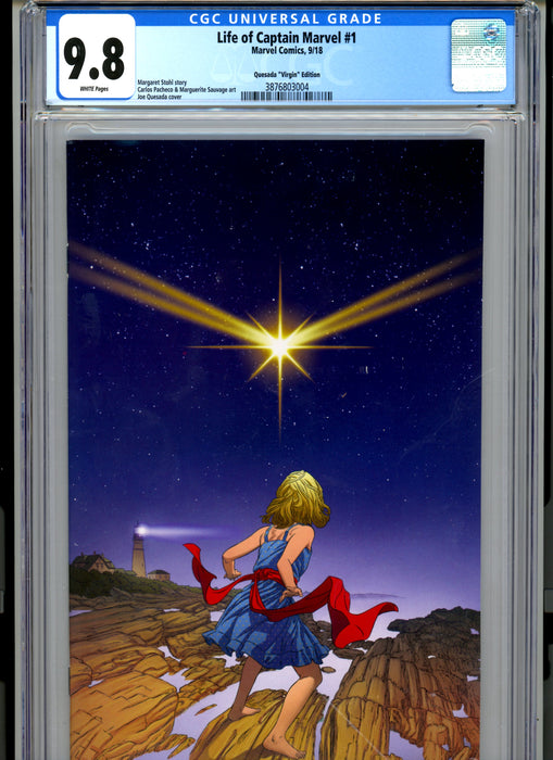 CGC 9.8 Life of Captain Marvel #1 Quesada Virgin Variant