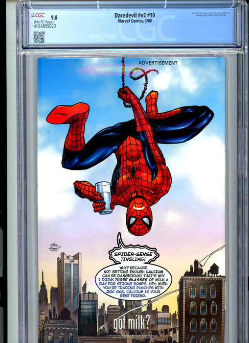 CGC 9.8 Daredevil #v2 #10 1st Echo on Cover