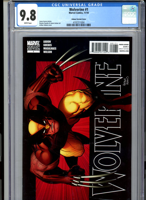 CGC 9.8 Wolverine #1  Adams Variant