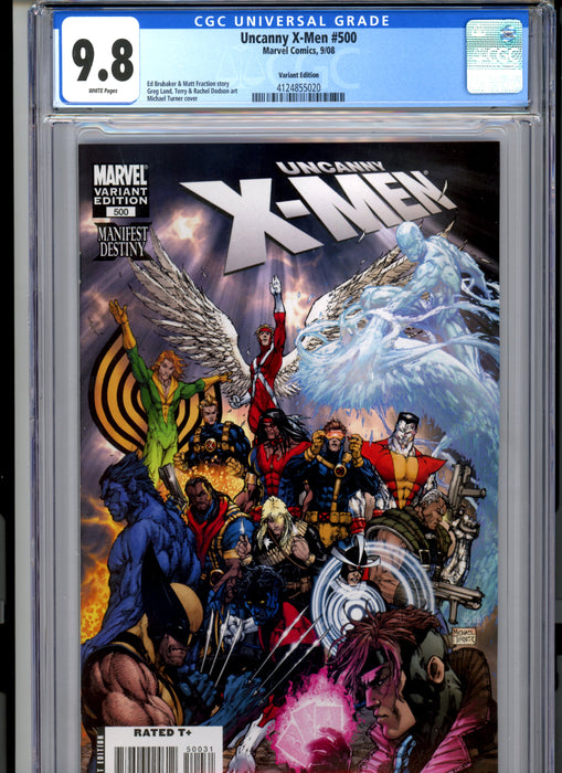 CGC 9.8 Uncanny X-Men #500 Turner Variant