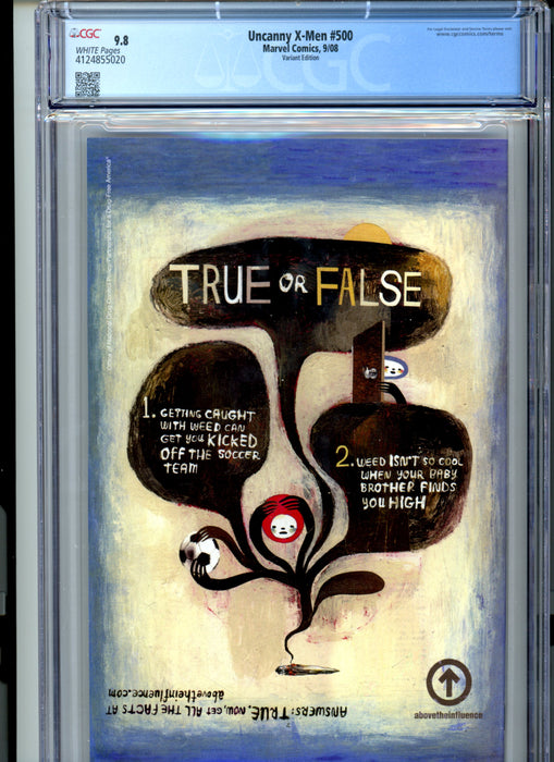 CGC 9.8 Uncanny X-Men #500 Turner Variant