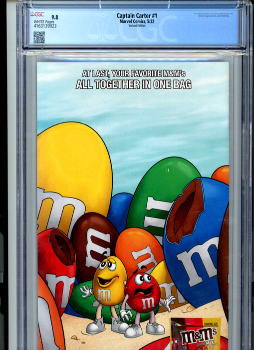 CGC 9.8 Captain Carter #1 Vintage Cover 1st appearance Captain Carter