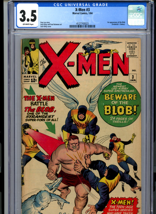 CGC 3.5 X-Men #3 1st App the Blob