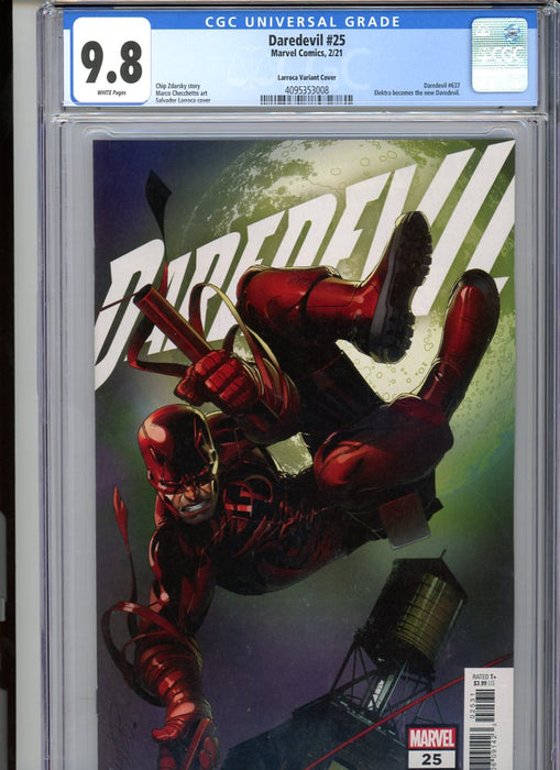CGC 9.8 Daredevil #25 Larroca Variant - Elektra becomes new Daredevil