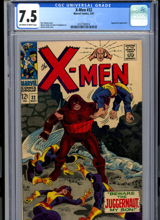 CGC 7.5 X-Men #32 Juggernaut Appearance
