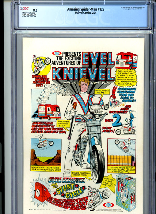 CGC 8.5 Amazing Spider-Man #129 1st appearance of Punisher Frank Castle