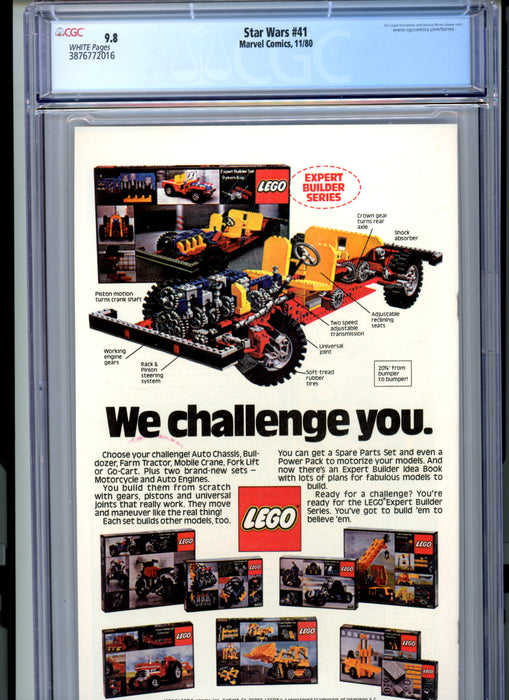 CGC 9.8 Star Wars #41 ESB Movie Adaptation