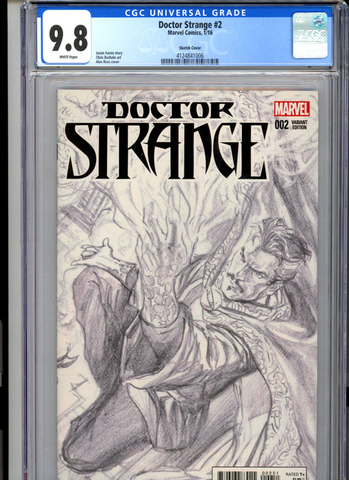 CGC 9.8 Doctor Strange #2 Sketch Cover