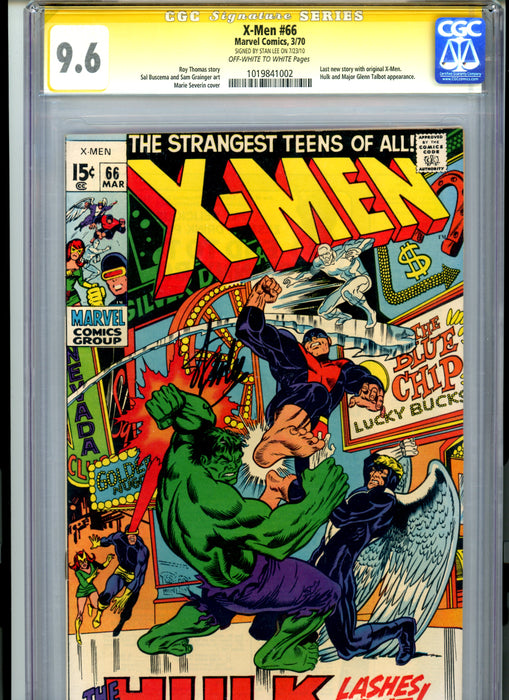 CGC 9.6 Signature Series X-Men #66 Stan Lee signature