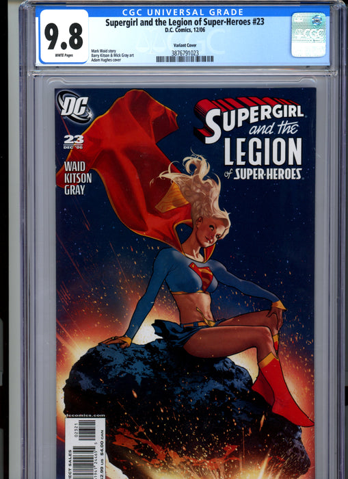 CGC 9.8 Supergirl and the Legion of Super-Heroes #23 Hughes Variant
