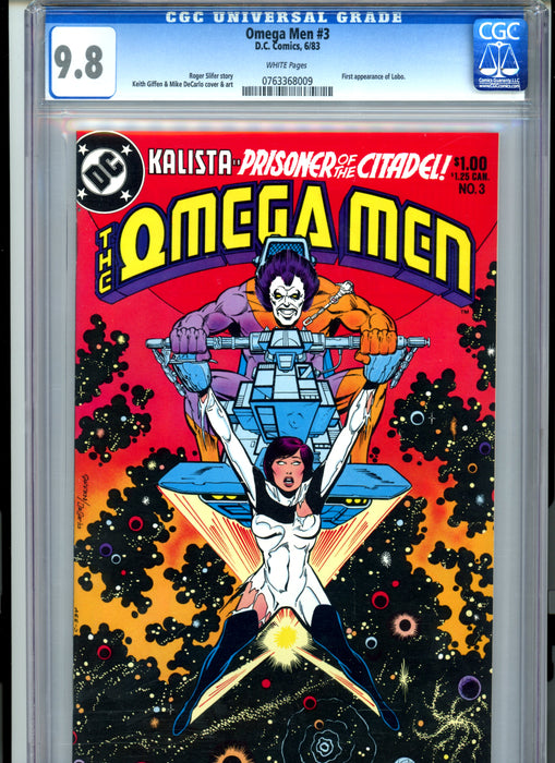 CGC 9.8 Omega Men #3 First Appearance of Lobo