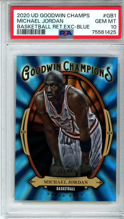 PSA 10 GEM MT Michael Jordan 2020 UD Goodwin Champs #GB1 175/499
