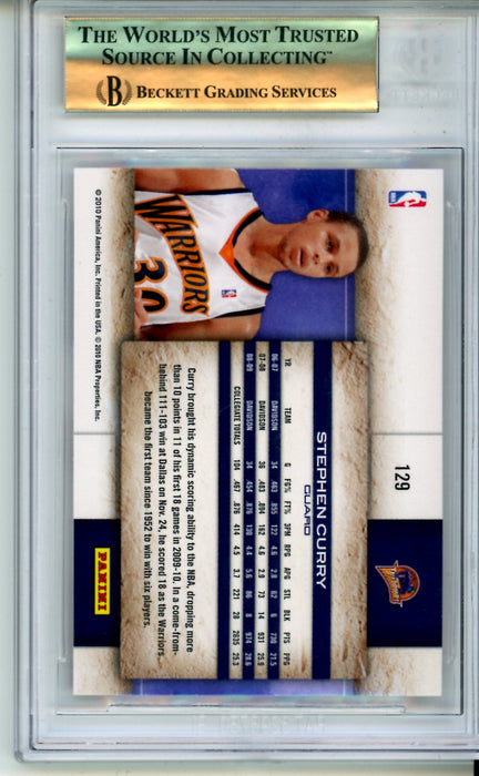 BGA 9.5 GEM MINT Stephen Curry #129 2009-10 Studio