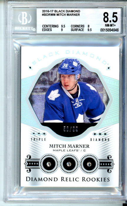 BGS 8.5 NM-MT+ Mitch Marner 2016-17 Black Diamond #BDRMM
