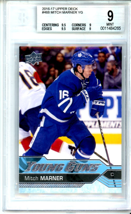 BGS 9 MINT Mitch Marner Young Guns 2016-17 Upper Deck #468