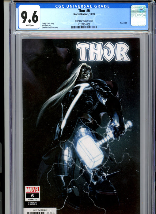 CGC 9.6 Thor #6 Dell'Otto Variant Cover