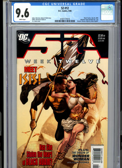 CGC 9.6 52 #12 Topaz Becomes Isis