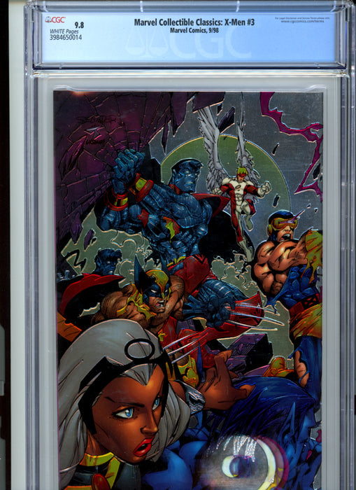 CGC 9.8 Marvel Collectibles Classics: X-Men #3 Chromium wraparound