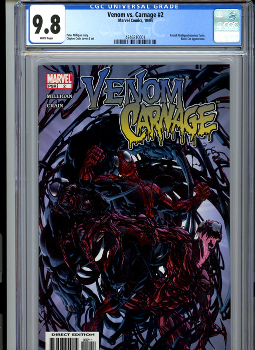 CGC 9.8 Venom vs. Carnage #2 Mulligan becomes Toxin