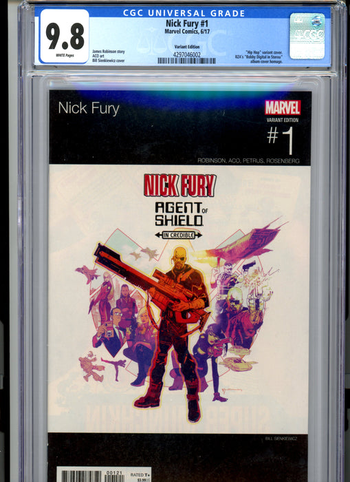 CGC 9.8 Nick Fury #1 "Hip Hop" Variant