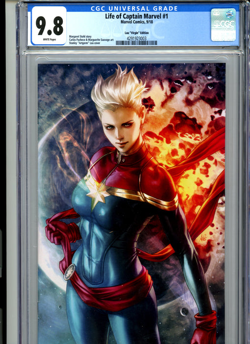 CGC 9.8 Life of Captain Marvel #1 Lau "Virgin" Edition Variant