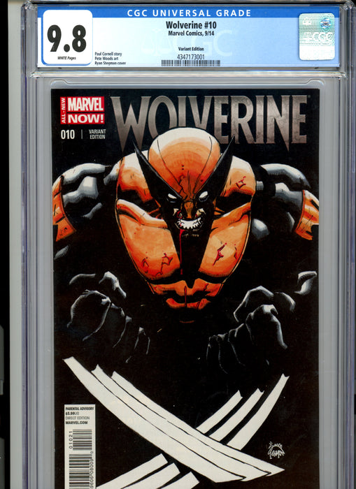 CGC 9.8 Wolverine #10 Variant Edition
