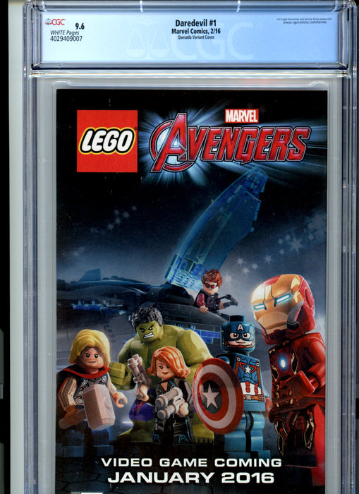CGC 9.6 Daredevil #1 Quesada Variant