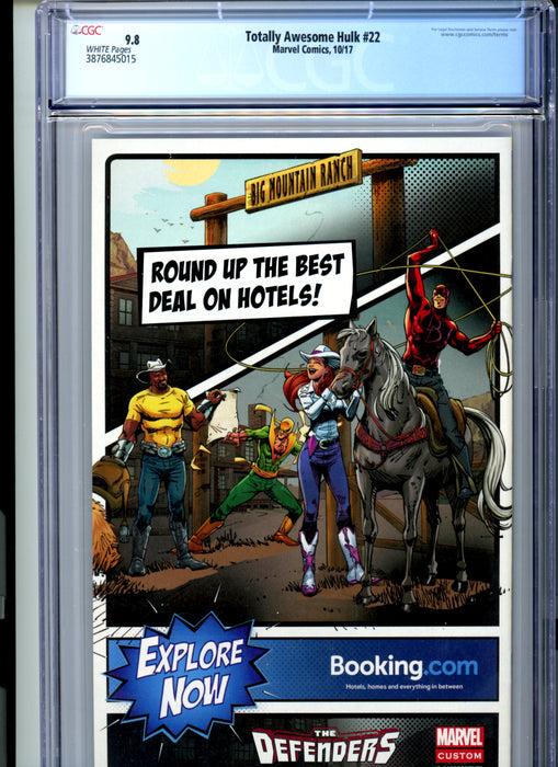 CGC 9.8 Totally Awesome Hulk #21 & #22 1st Appearance of H-Alpha