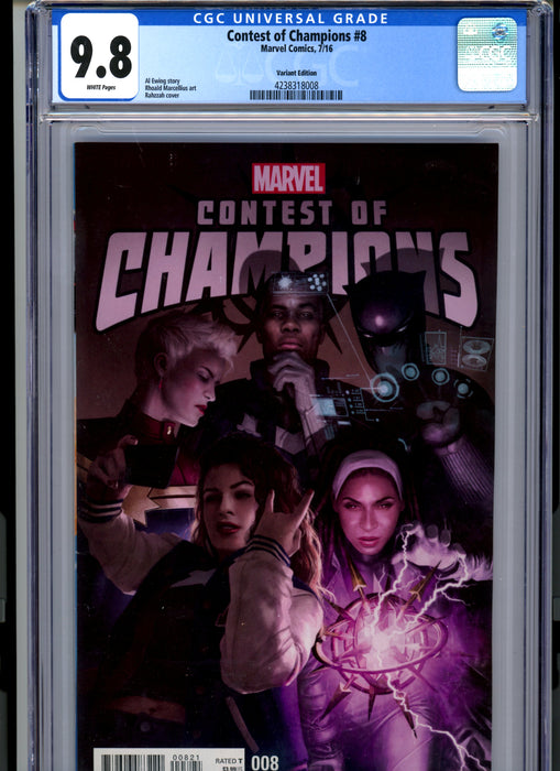 CGC 9.8 Contest of Champions #8 Variant