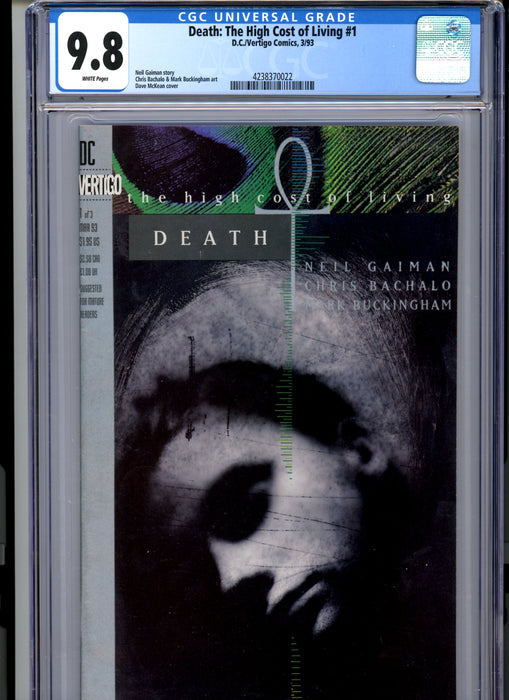 CGC 9.8 Death: The High Cost of Living #1