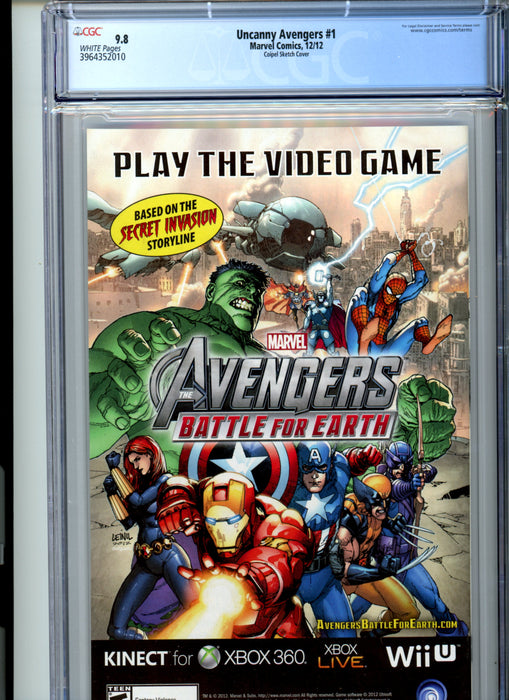 CGC 9.8 Uncanny Avengers #1 Coipel Sketch Variant