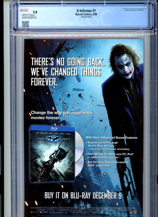 CGC 9.8 X-Infernus #1 Campbell Variant Cover