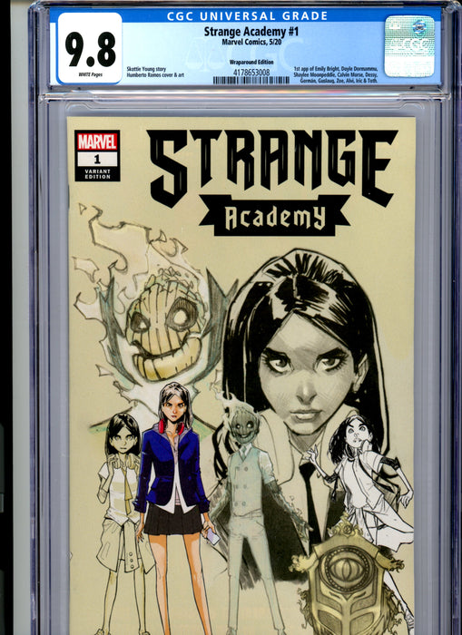 CGC 9.8 Strange Academy #1 Wraparound Edition 1st app of Emily Bright