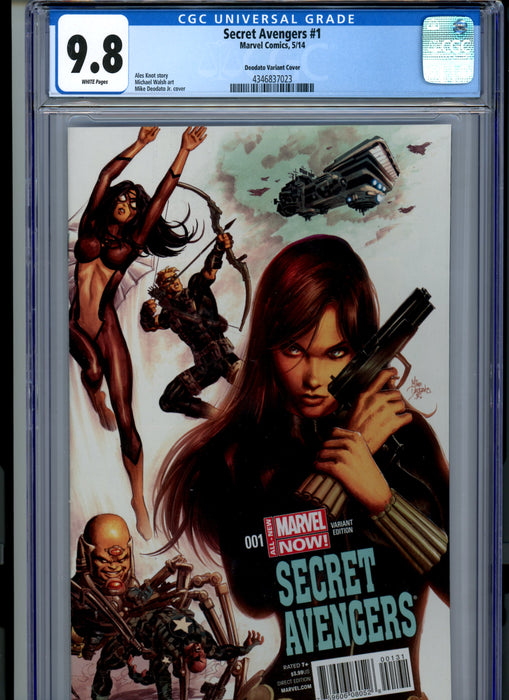 CGC 9.8 Secret Avengers #1 Deodato Varaint Cover
