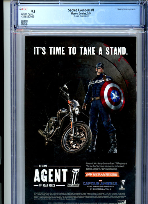 CGC 9.8 Secret Avengers #1 Deodato Varaint Cover