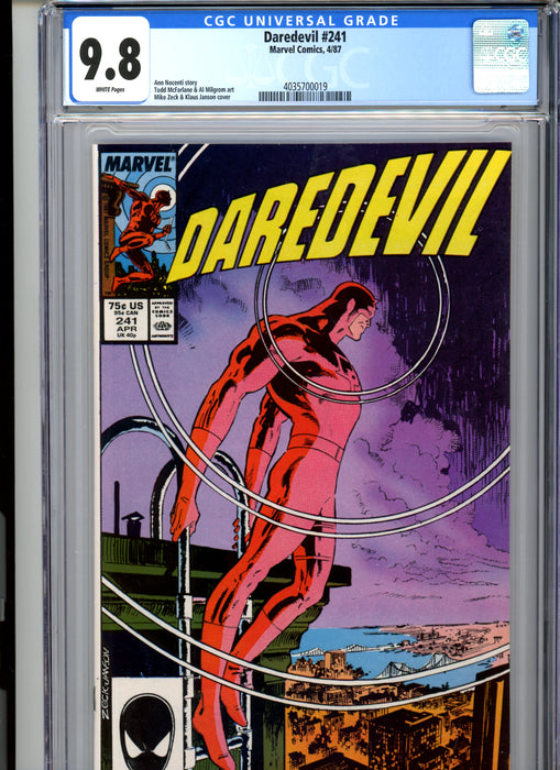 CGC 9.8 Daredevil #241