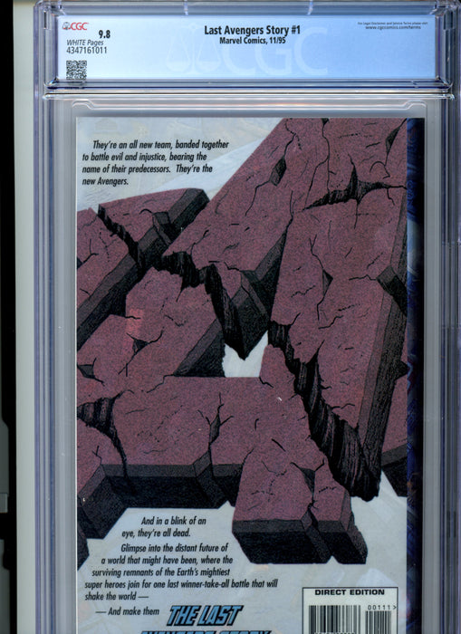 CGC 9.8 Last Avengers Story #1 Acetate Cover