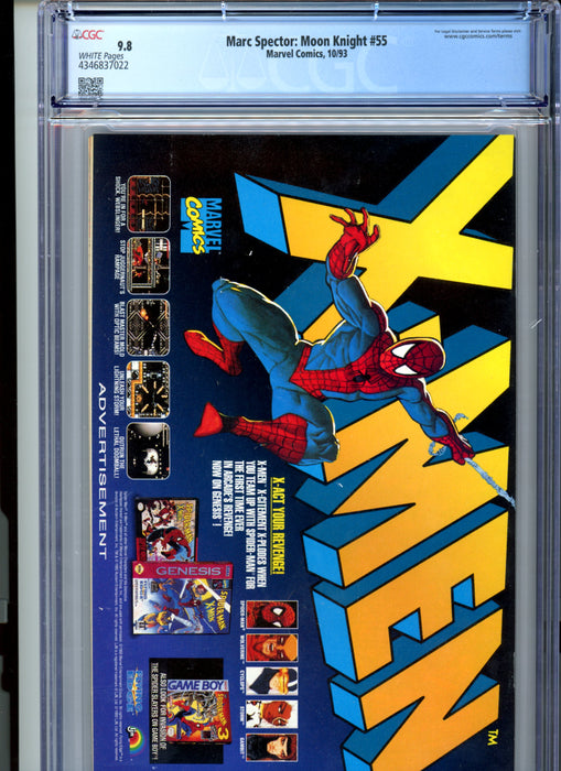 CGC 9.8 Marc Spector: Moon Knight #55 1st Published Stephen Platt Art