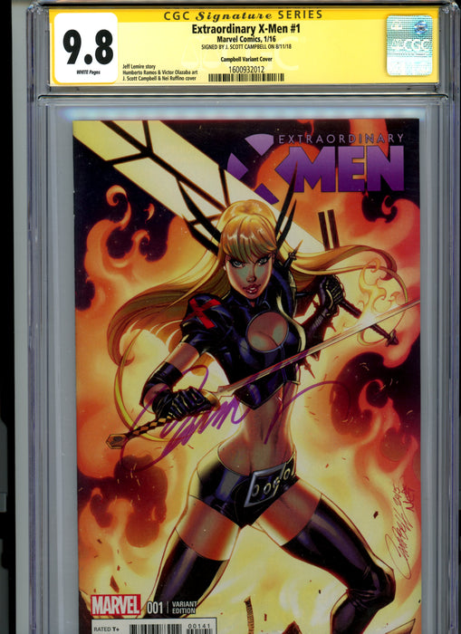 CGC 9.8 Signature Series Extraordinary X-Men #1 Campbell Variant