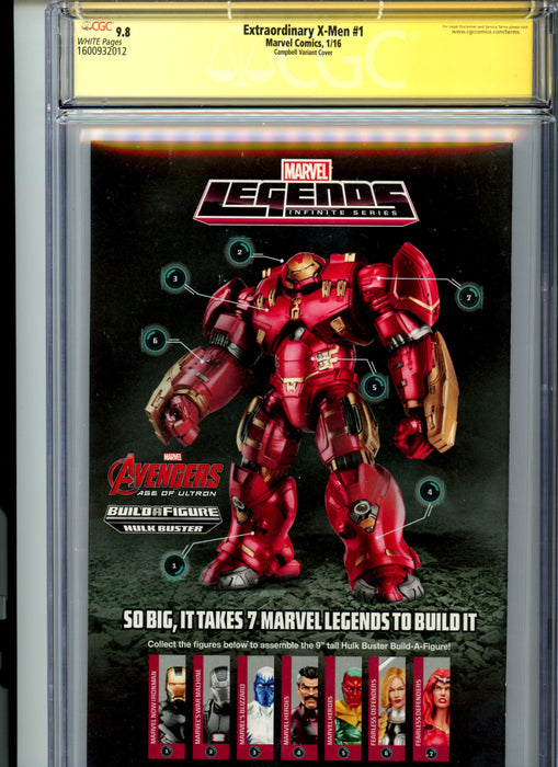 CGC 9.8 Signature Series Extraordinary X-Men #1 Campbell Variant