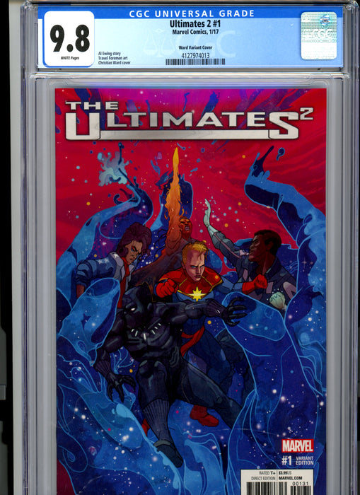 CGC 9.8 Ultimates 2 #1 Ward Variant Cover