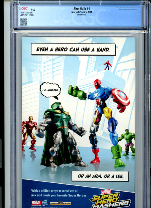 CGC 9.6 She-Hulk #1 Third Printing Variant