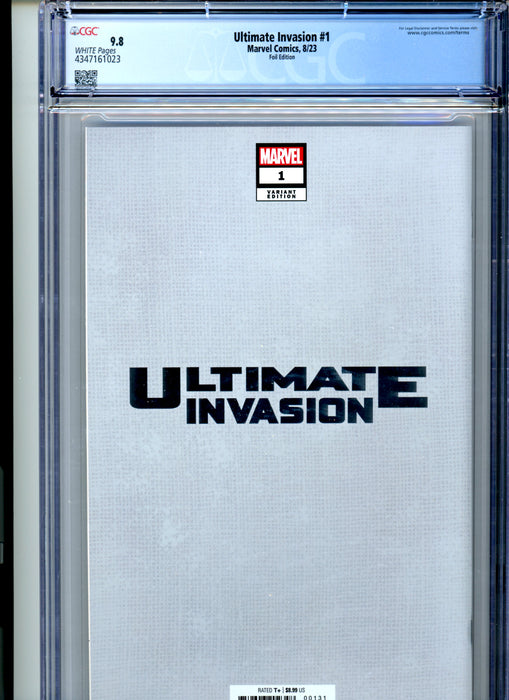 CGC 9.8 Ultimate Invasion #1 Foil Variant