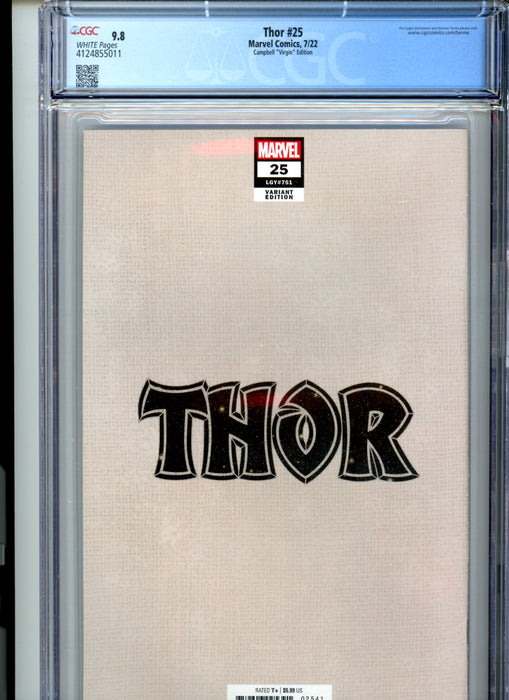 CGC 9.8 Thor #25 Campbell Virgin Variant