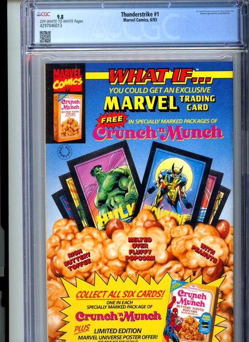 CGC 9.8 Thunderstrike #1 Bloodaxe Appearance - Foil Speckle Cover