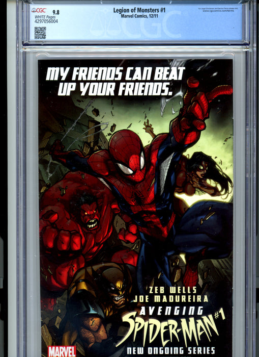 CGC 9.8 Legion Of Monsters #1
