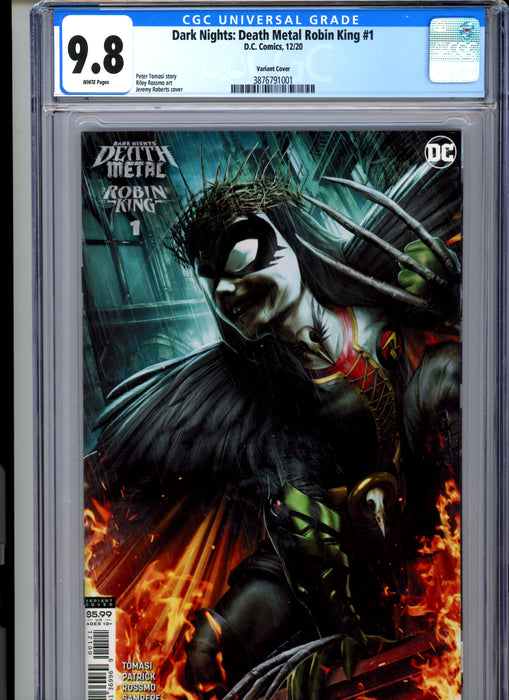 CGC 9.8 Dark Night: Death Metal Robin King #1 Variant Cover