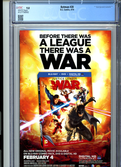 CGC 9.8 Batman #28 New 52 Spoiler Appearance